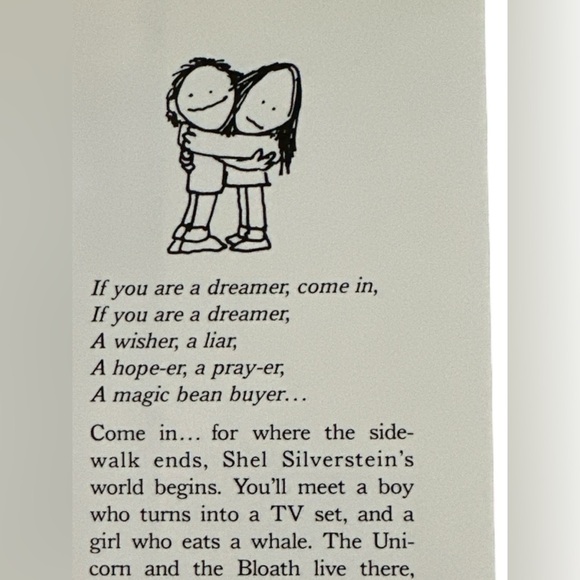 Where the Sidewalk Ends by Shel Silverstein - White Cover - Picture 4 of 4